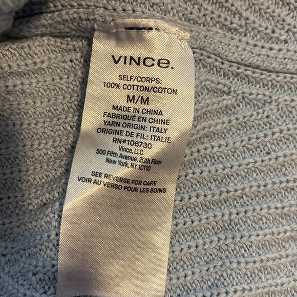 Blue Crochet Tank Top Size Medium - Picture 4 of 4